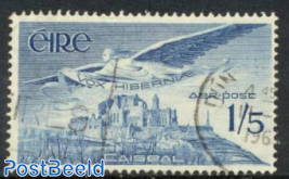 Airmail Definitive 1v (violet ultramarine)