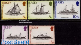 Postal boats 5v