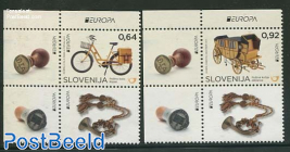 Europa, Postal Transport 2v+tabs