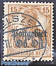 Oberbefehlshaber Ost, 15Pf ockre, Stamp out of set