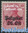 Oberbefehlshaber Ost, 10Pf, Stamp out of set