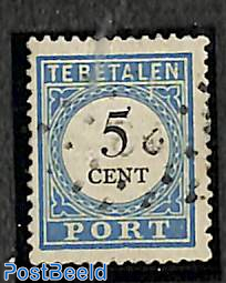 5c, Postage due, Perf. 12.5, Type II, line under E