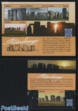 Stonehenge 2 s/s, London Stamp Expo