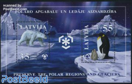 Preserve Polar regions and glaciers s/s