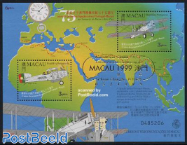 Macau 1999 overprint s/s