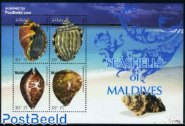 Seashells of Maldives 4v m/s