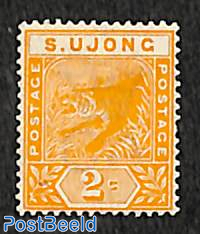 Sungei Ujong, 2c, yellow, Stamp out of set