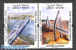 Bridges 2v, joint issue Serbia 2v [:]