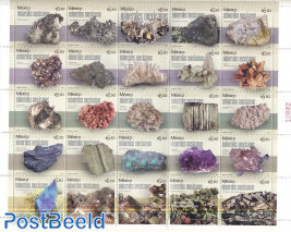 Minerals 25v in sheet