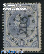 10c, perf. 14, large holes, Stamp out of set