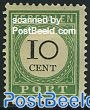 10c, Postage due, Type III, Stamp out of set