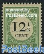 12.5c, Postage due, Type III, Stamp out of set