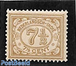 7.5c, Greybrown, Stamp out of set