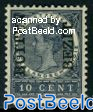 10c, BUITEN BEZIT, Stamp out of set