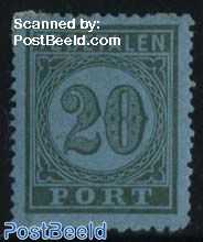20c, Postage due, perf. 13.5:14, Stamp out of set