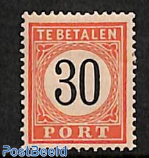 30c, Perf. 12.5, Type III, Stamp out of set