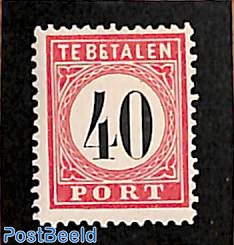 40c, Type III, Perf. 12.5:12, Stamp out of set