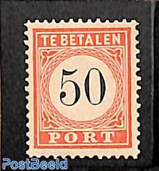 50c, Perf. 12.5:12, Type III, Stamp out of set
