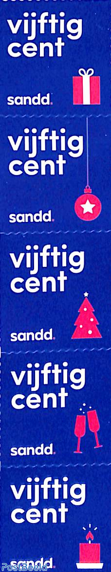 Sandd, Christmas stamps 5v s-a