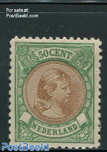 50c Green /brown, Perf. 11.5:11, Stamp out of set