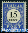 15c, Type I, Stamp out of set