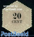 20c, Telegram, Stamp out of set