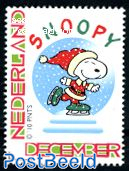 Personal christmas stamp, Snoopy 1v