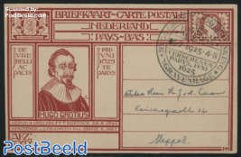 Postcard, Hugo de Groot, sent within the Netherlands