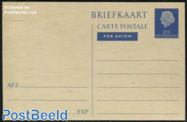 Postcard 25c Par Avion