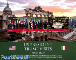 Donald Trump visits Rome 3v m/s