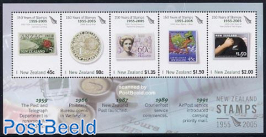 150 Years stamps s/s (1955-2005 period)