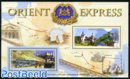 Orient express s/s, joint issue Romania