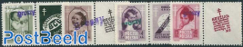 Tuberculosis Control 4V + tabs with Groszy overprint