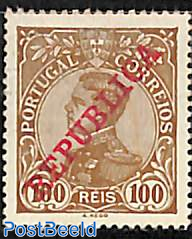 100R, Stamp out of set
