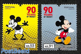 90 years Mickey Mouse 2v