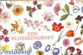 Flower greetings booklet