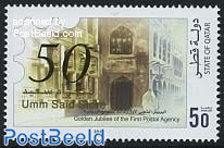 50th anniversary of first postal agency 1v