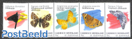 St. Eustatius, butterflies 4v