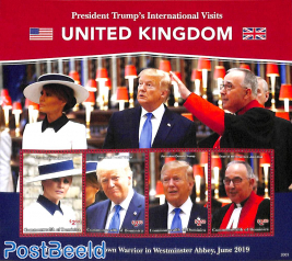 President Trump visits the U.K. 4v m/s