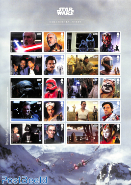 Star Wars Collectors Sheet s-a