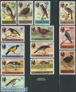 Birds 13v (1982 on stamps)