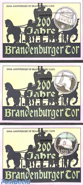 200 years Brandenburger Tor 3 s/s