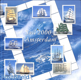 Theme book No. 4 Sail 2000 Amsterdam (book with stamps)