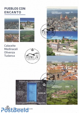 Charming villages 4v in folding booklet