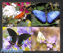 Butterflies 4v [+] (coloured borders)