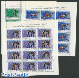 Pre-Olympic Games 3 minisheets