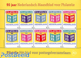 95 years Maandblad Filatelie m/s