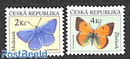 Definitives, butterflies 2v