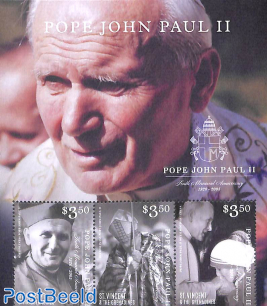 Pope John Paul II 3v m/s