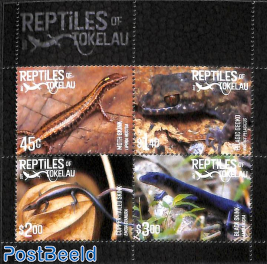 Reptiles of Tokelau 4v m/s